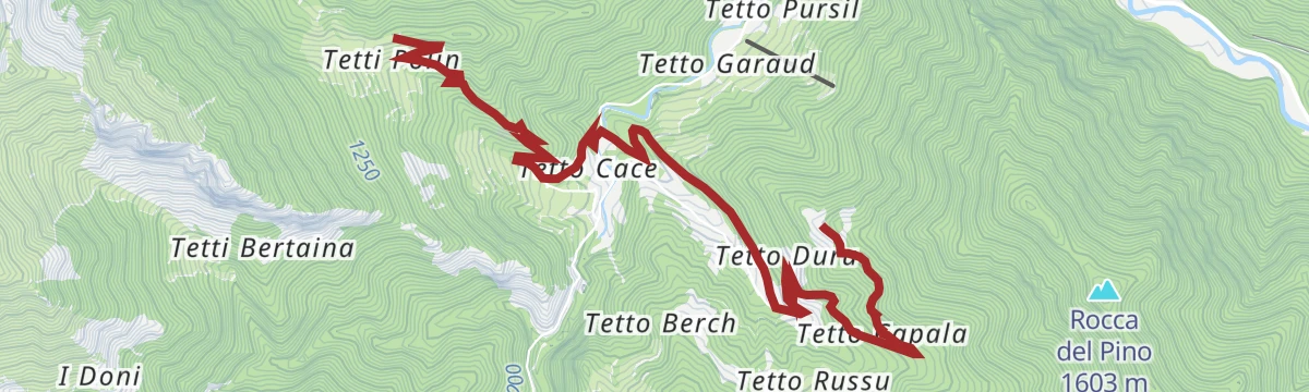 Route map: Anello del Vermenagna